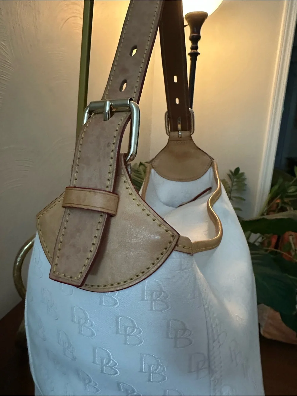 Dooney & Bourke Fairfield Champsac DB Jacquard Hobo Tortoise Duck